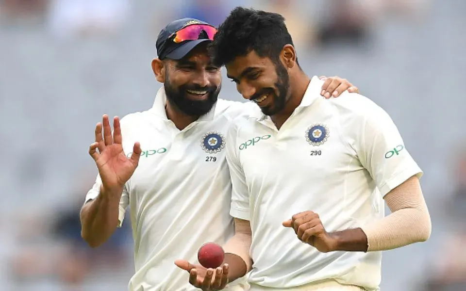 Mohammed Shami and Jasprit Bumrah 