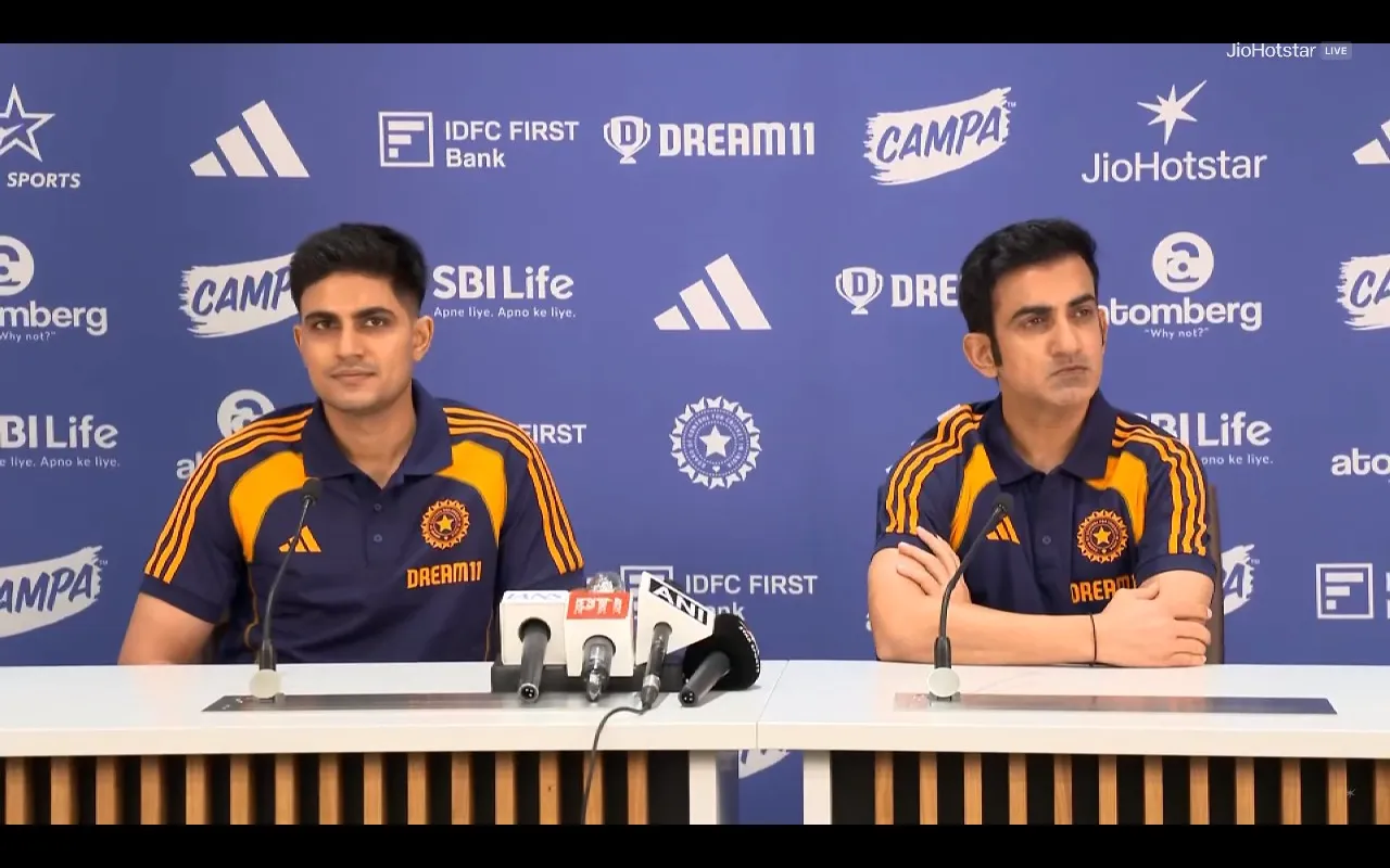 Shubman Gill and Gautam Gambhir 