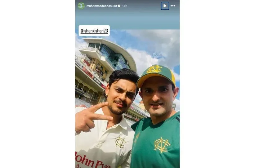 Ishan Kishan and Mohammad Abbas 