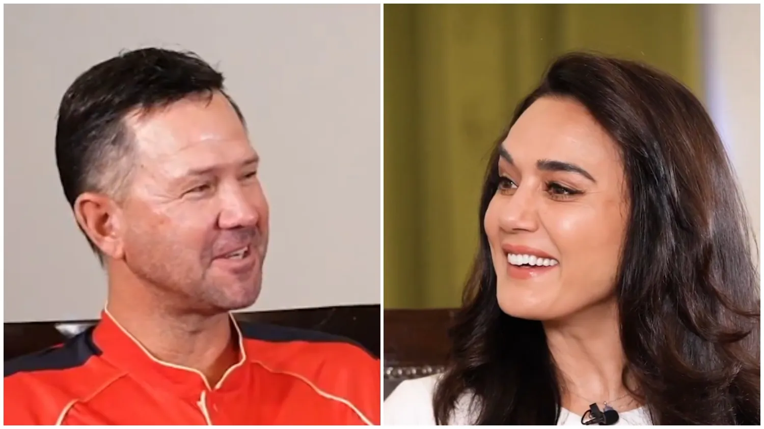 Preity Zinta Ricky Ponting chat
