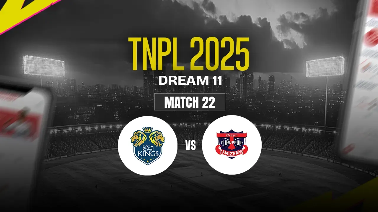 LKK vs ITT Dream11 Prediction, Lyca Kovai Kings vs IDream Tiruppur Tamizhans