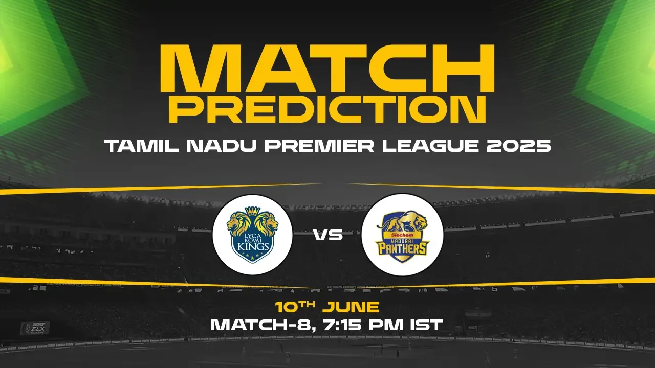 TNPL 2025: LKK vs SMP, 11th Match Prediction