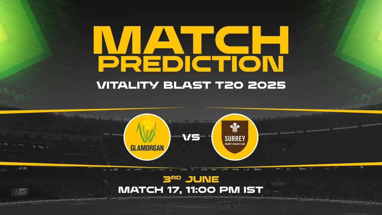Vitality Blast: GLA vs SUR Prediction, 17th Match