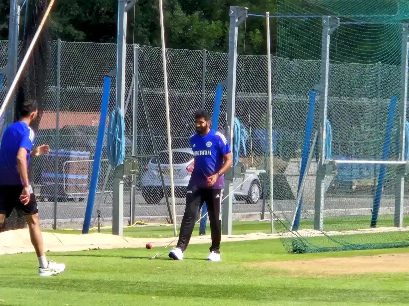 Team India practice