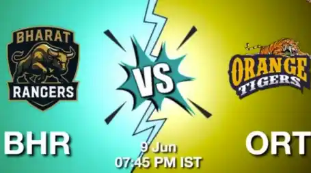 Bharat Rangers vs Orange Tigers