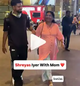 Shreyas Iyer mother