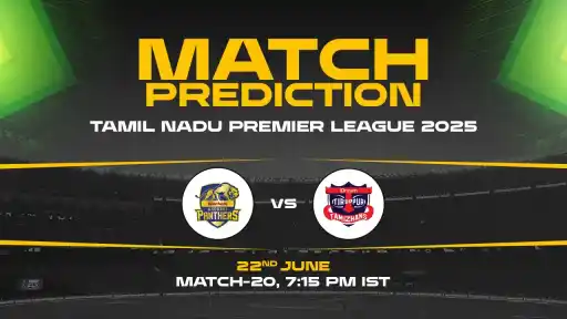 TNPL 2025: TT vs SMP, 20th Match Prediction