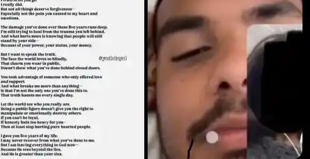 Personal note exposing Yash Dayal with his photo.