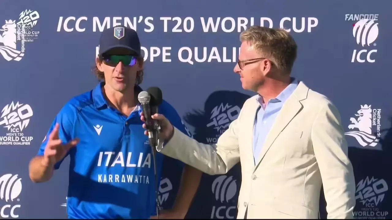 Joe Burns leads Italy to their first-ever T20 World Cup in 2026.