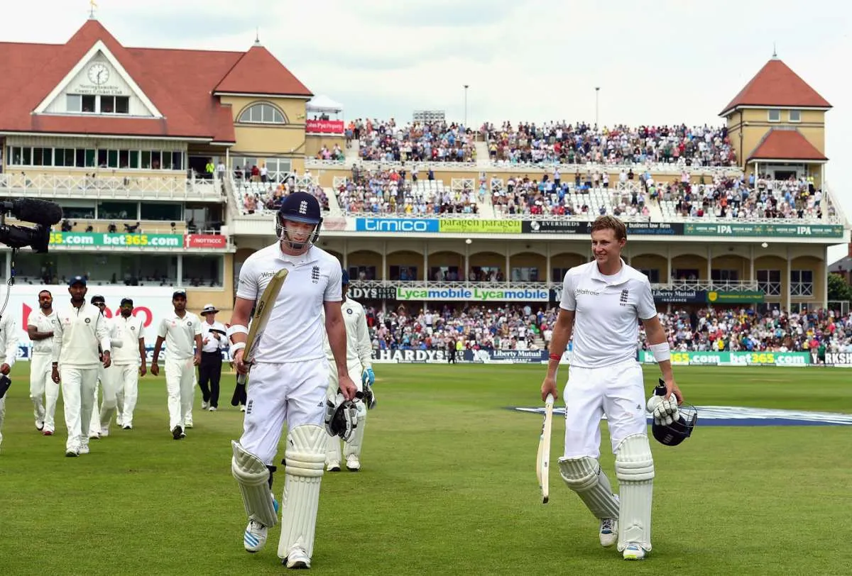 Joe Root and James Anderson 