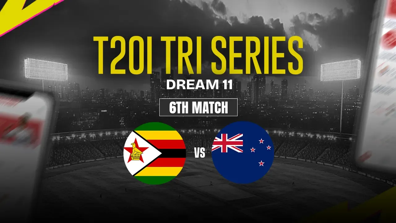 ZIM vs NZ Dream11 Prediction, Zimbabwe vs New Zealand