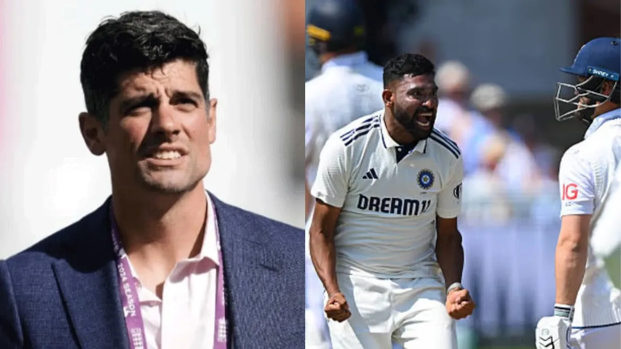 Alastair Cook criticises Mohammed Siraj for 'unacceptable' celebration