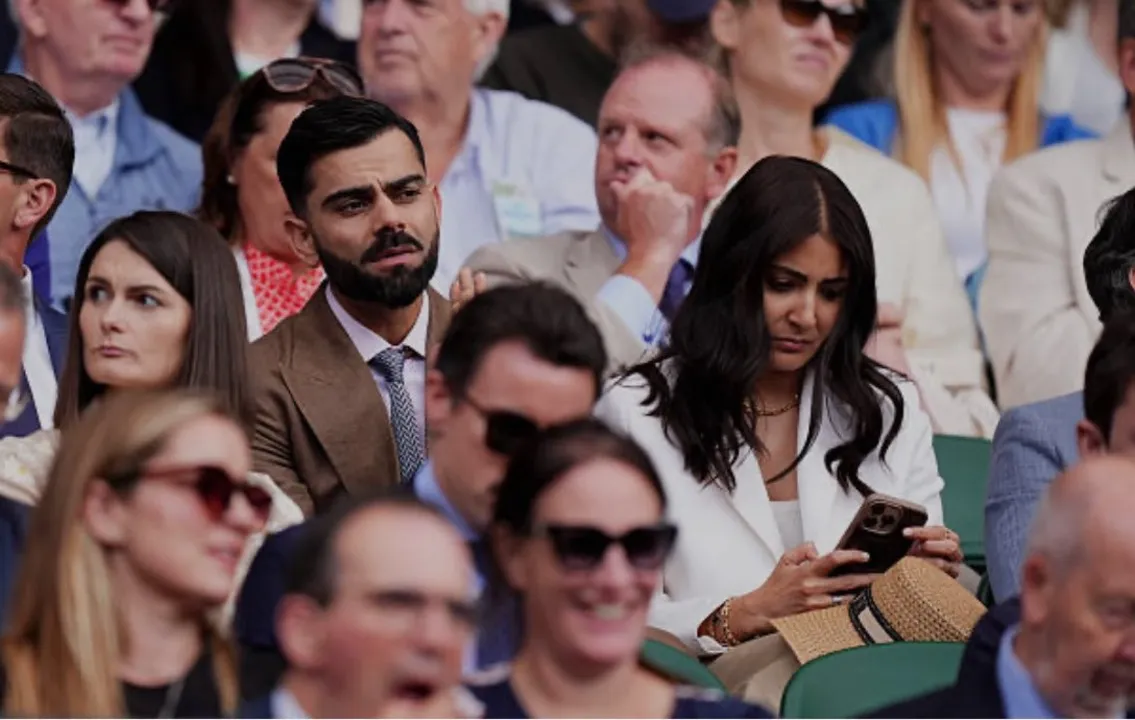 Virat Kohli and Anushka Sharma Spotted at Wimbledon, Cheering on Novak Djokovic in London