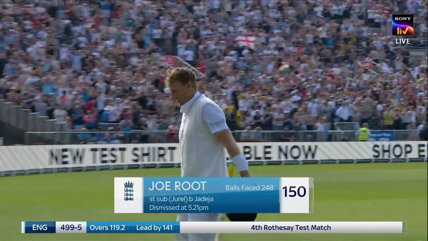 Joe Root wicket 