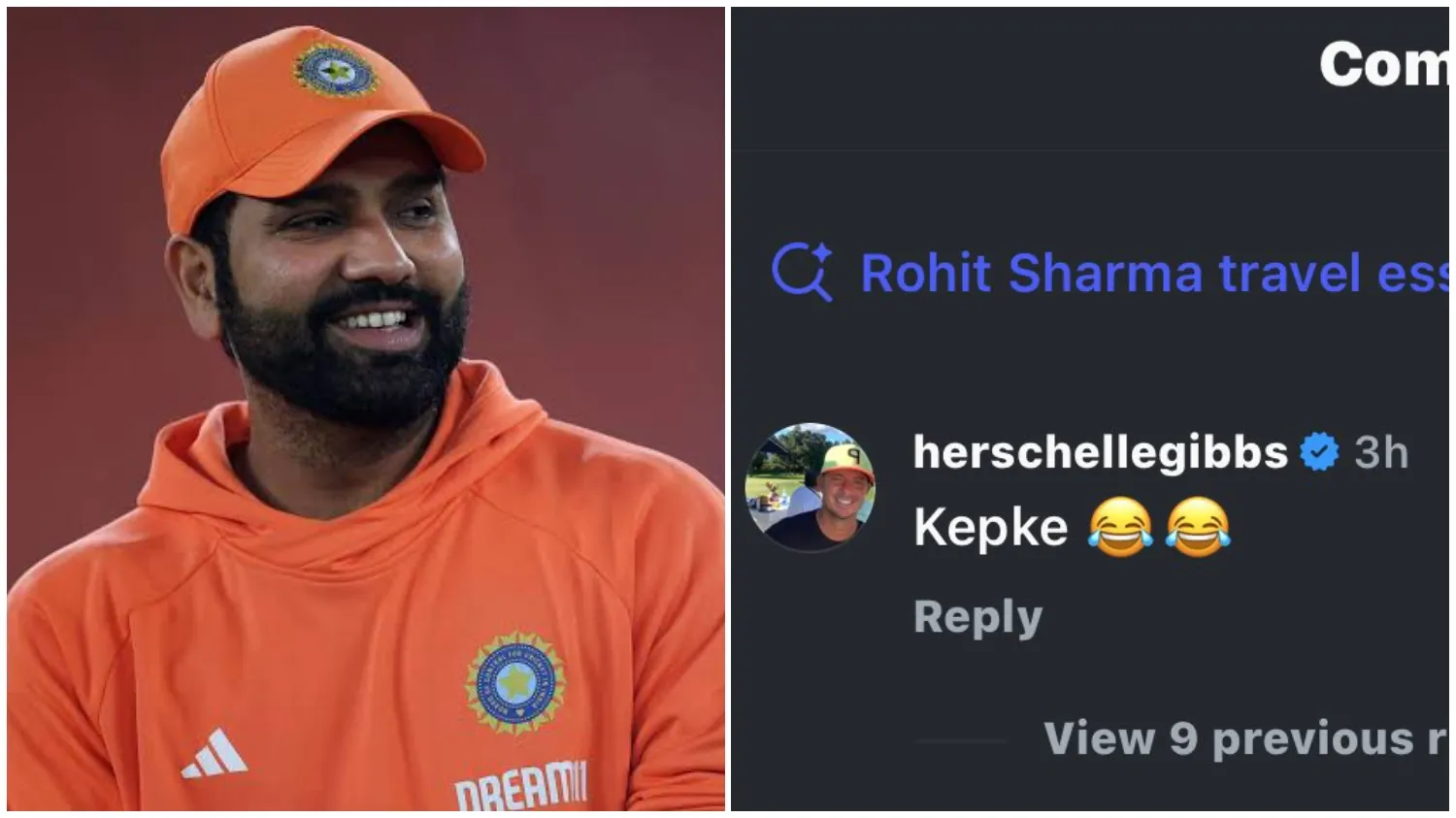 Rohit Sharma and Herschelle Gibbs