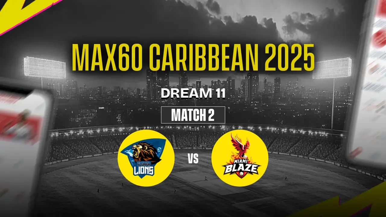 FLI vs MIB Dream11 Prediction, Florida Lions vs Miami Blaze