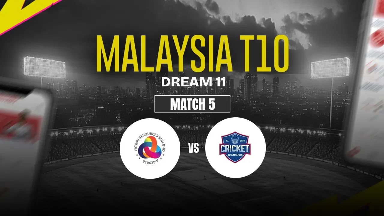 FRC vs KLG Dream11 Prediction, Fatemi Resources Cricket Club vs KL Gladiators