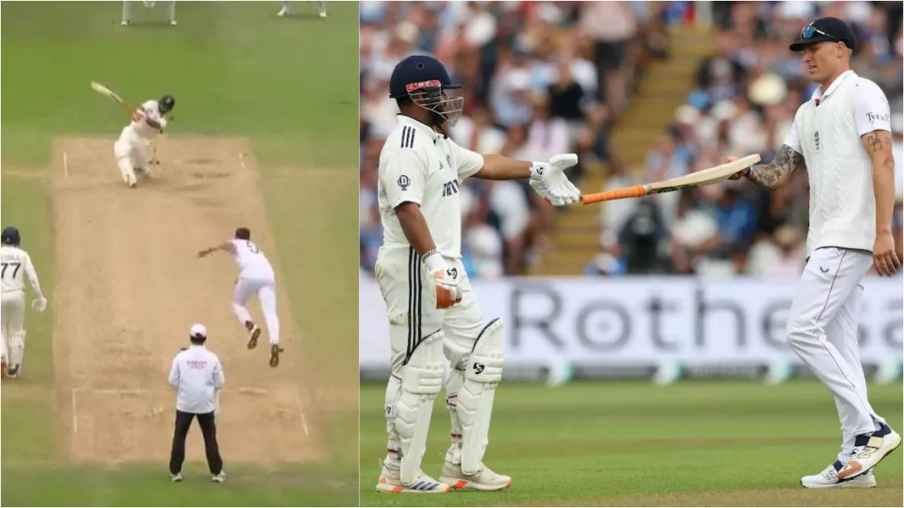 Rishabh Pant discusses losing bat while batting. 