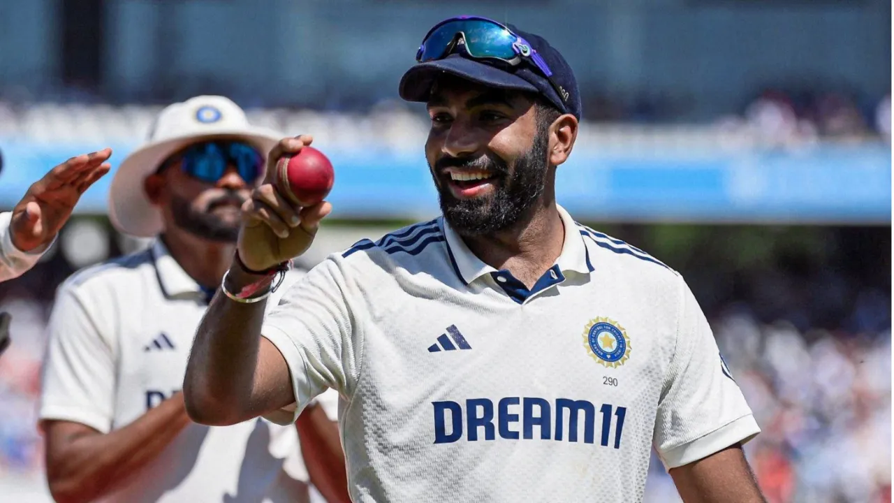 Jasprit Bumrah's name on Lord's honor board. 
