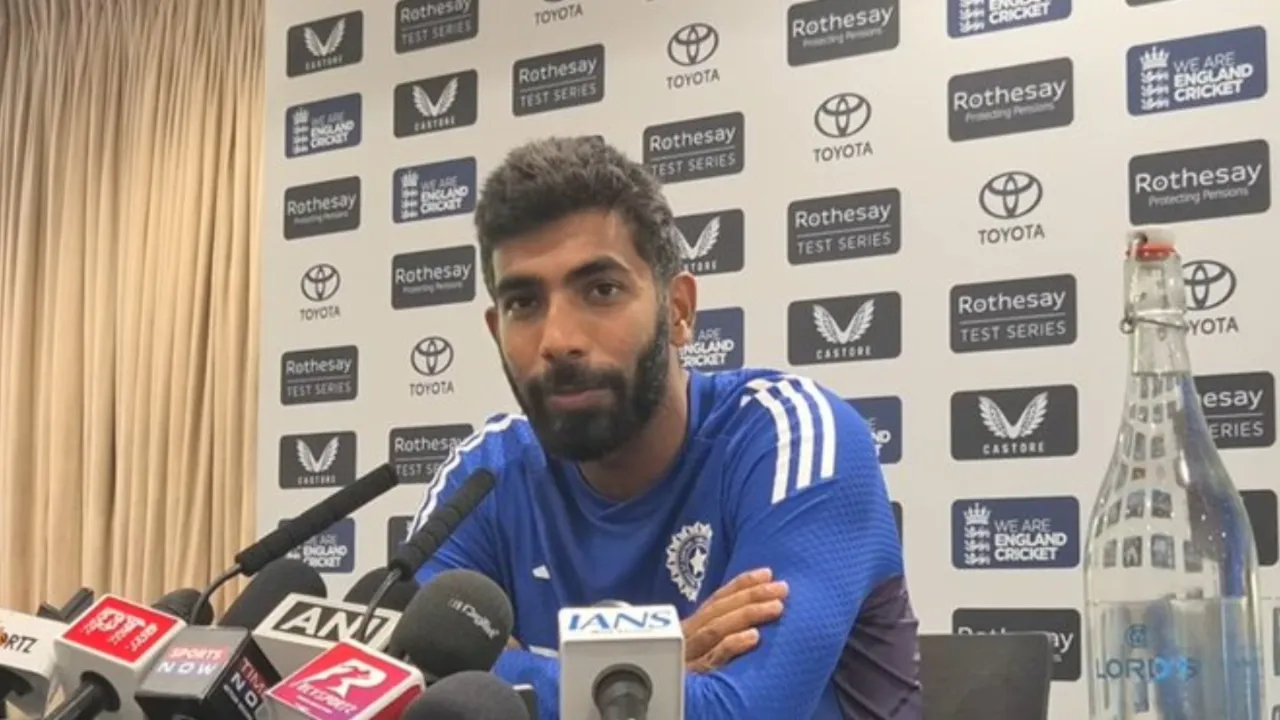 Jasprit Bumrah makes witty comment on media. 