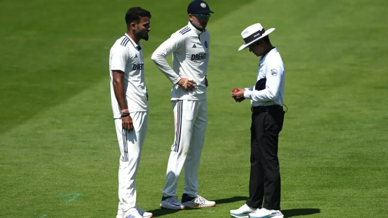 Former England captain explains ball change. 