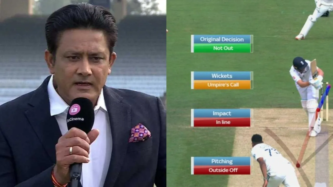 Anil Kumble and Joe Root. 