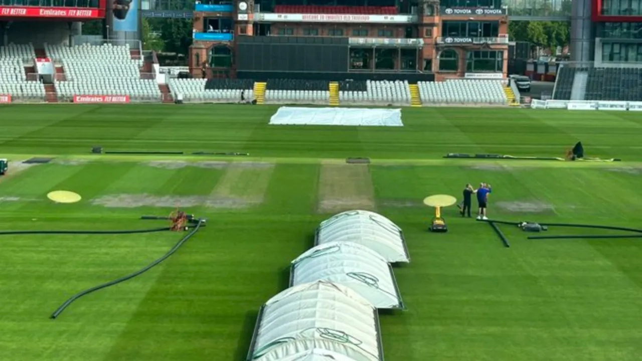 Manchester pitch for ENG vs IND Test. 