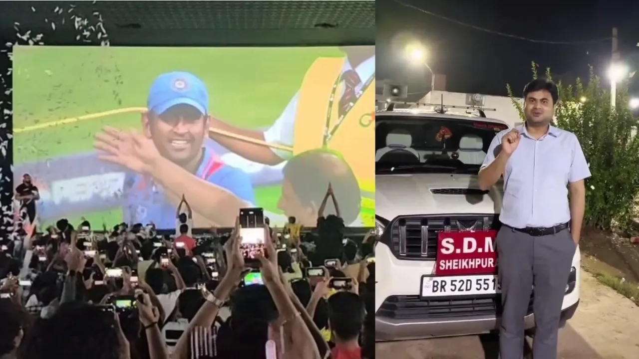 IAS Rahul Sinha inspired by MS Dhoni's biopic interval. 