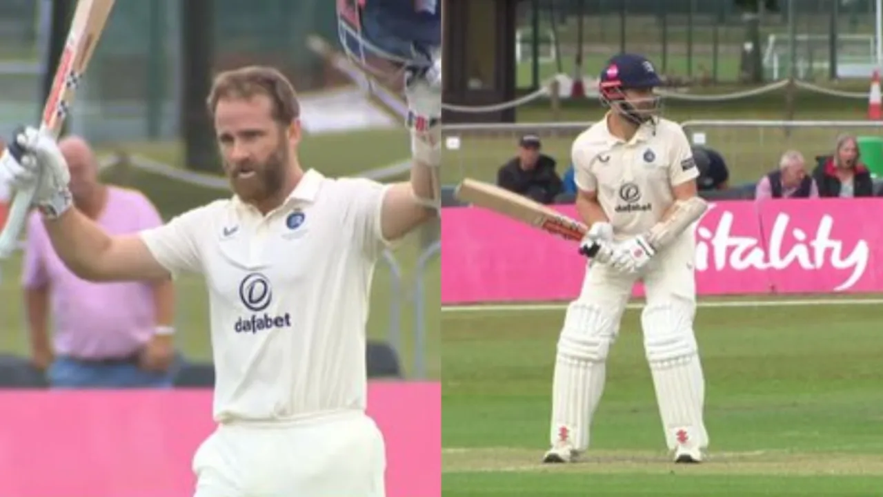 Kane Williamson century in County Championship 2025. 