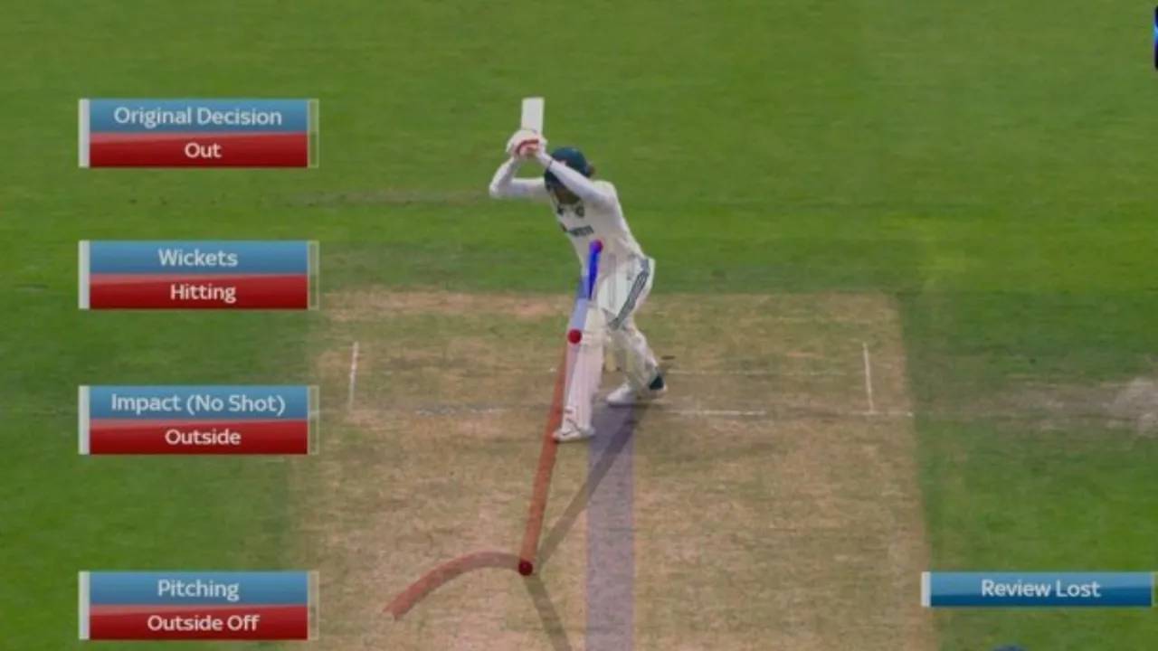 Shubman Gill's shocking dismissal. 