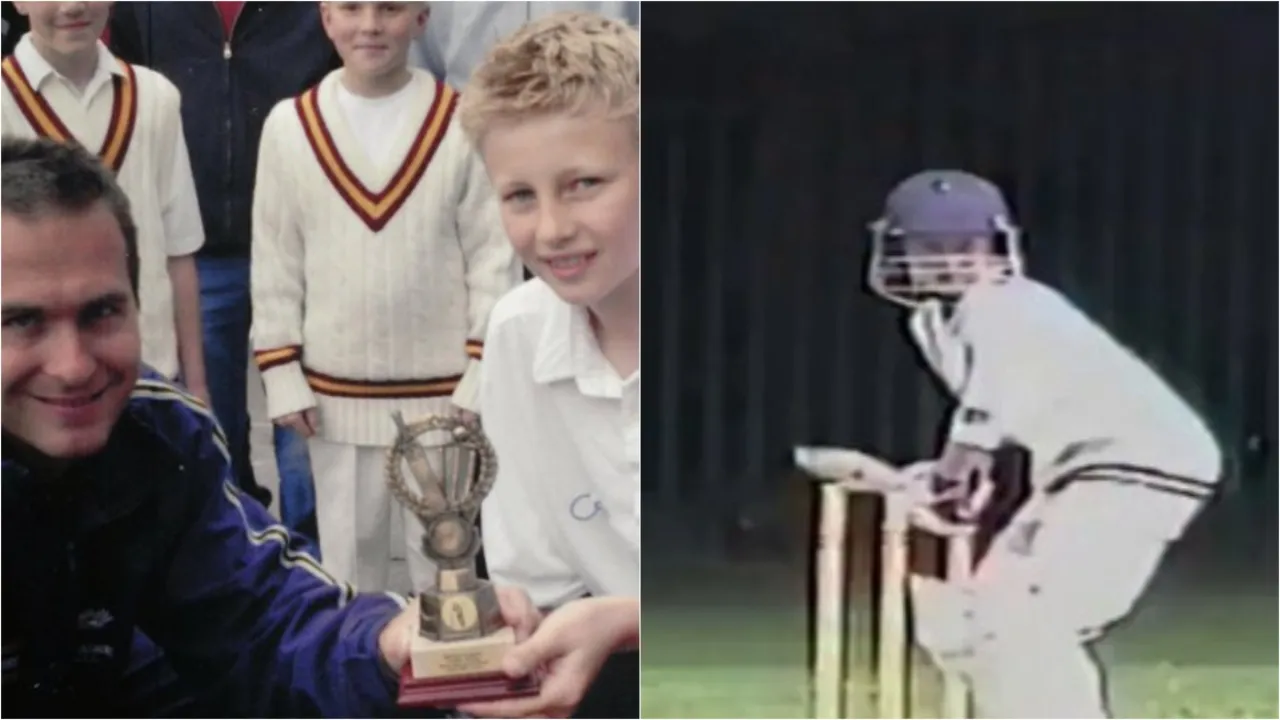 Joe Root from childhood days. 