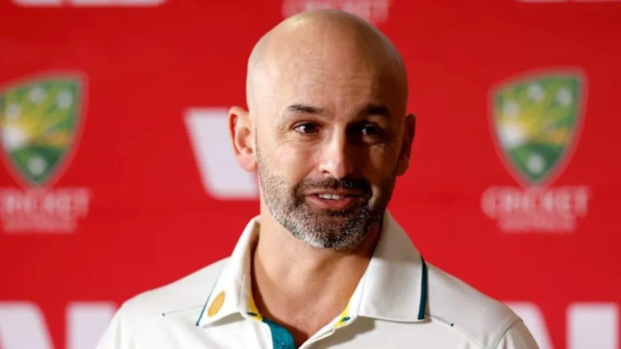 Nathan Lyon's challenge to England. 
