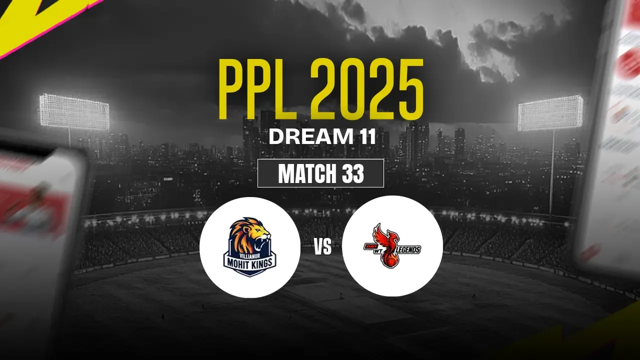 VMK vs RWT Dream11 Prediction, Villianur Mohit Kings vs Ruby White Town Legends