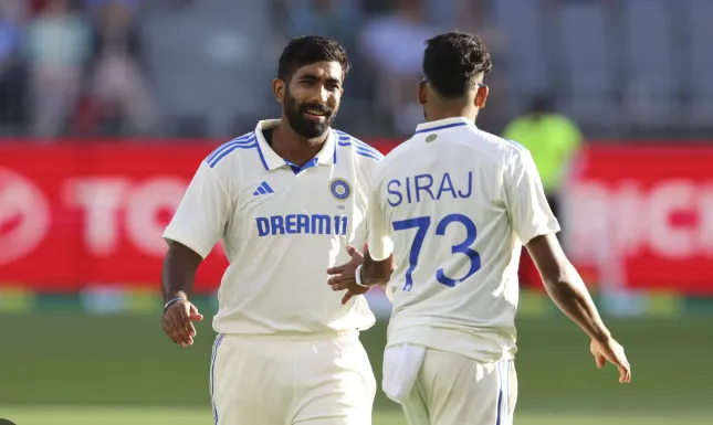 Mohammed Siraj and Jasprit Bumrah