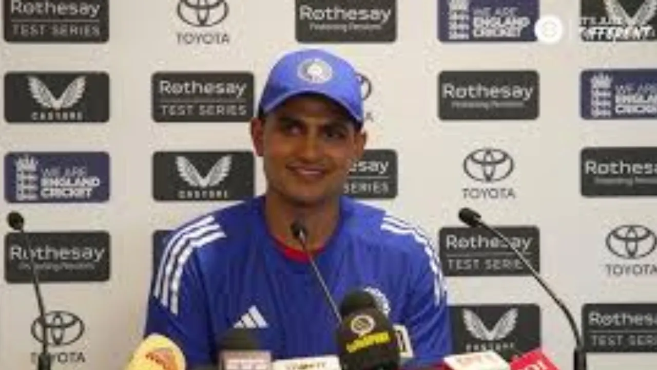Shubman Gill's pre-press conference for the final Test