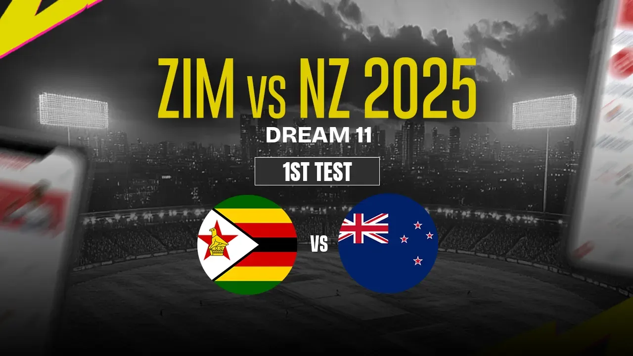 ZIM vs NZ Dream11 Prediction, Zimbabwe vs New Zealand