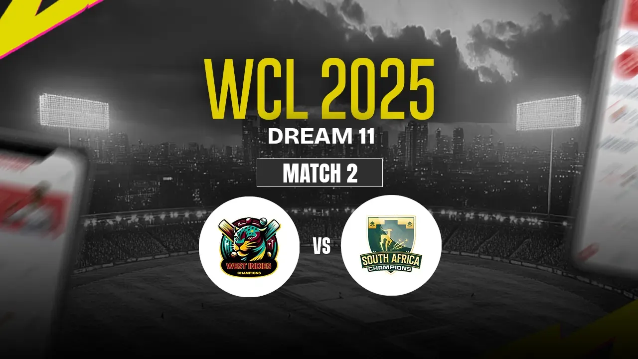 WIC vs SAC Dream11 Prediction, West Indies Champions vs South Africa Champions