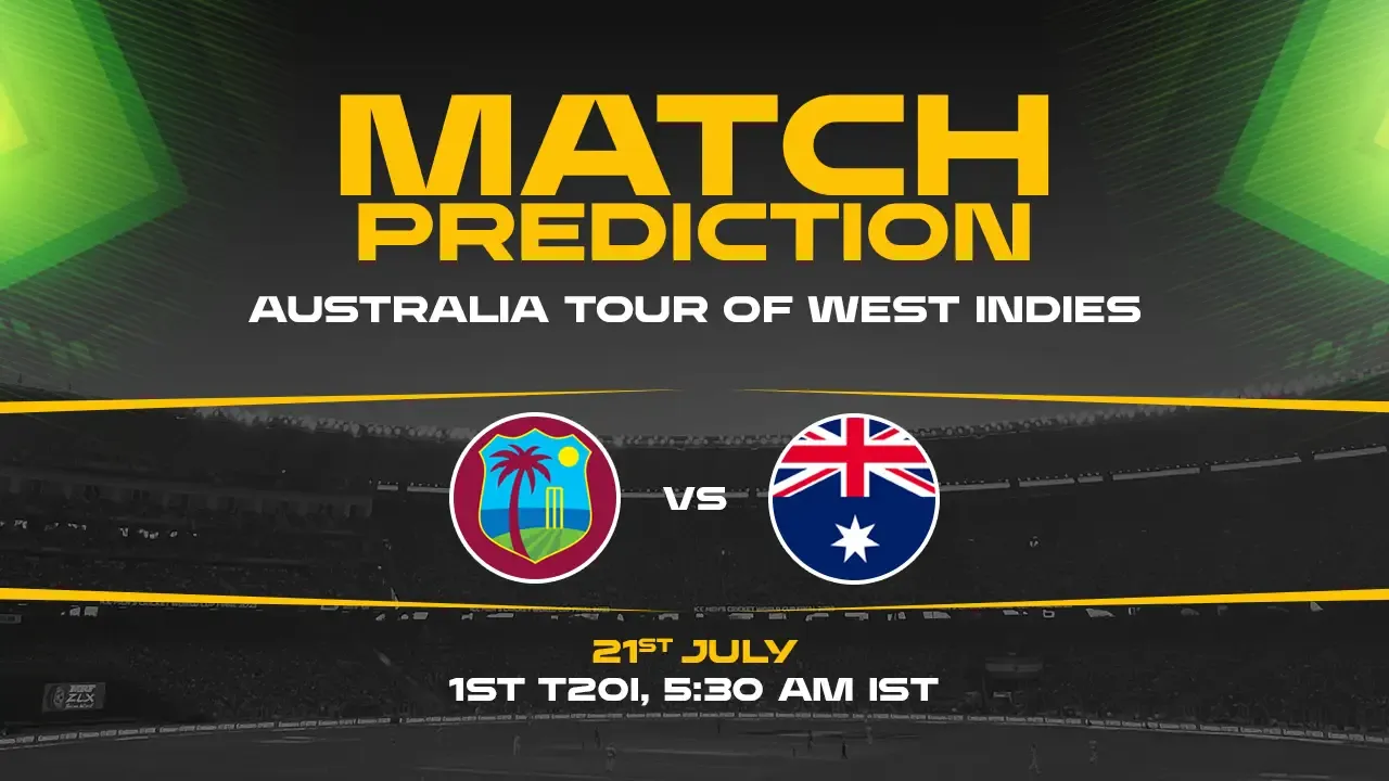 WI vs AUS, 1st T20I, Match Prediction– Who will win the Match?