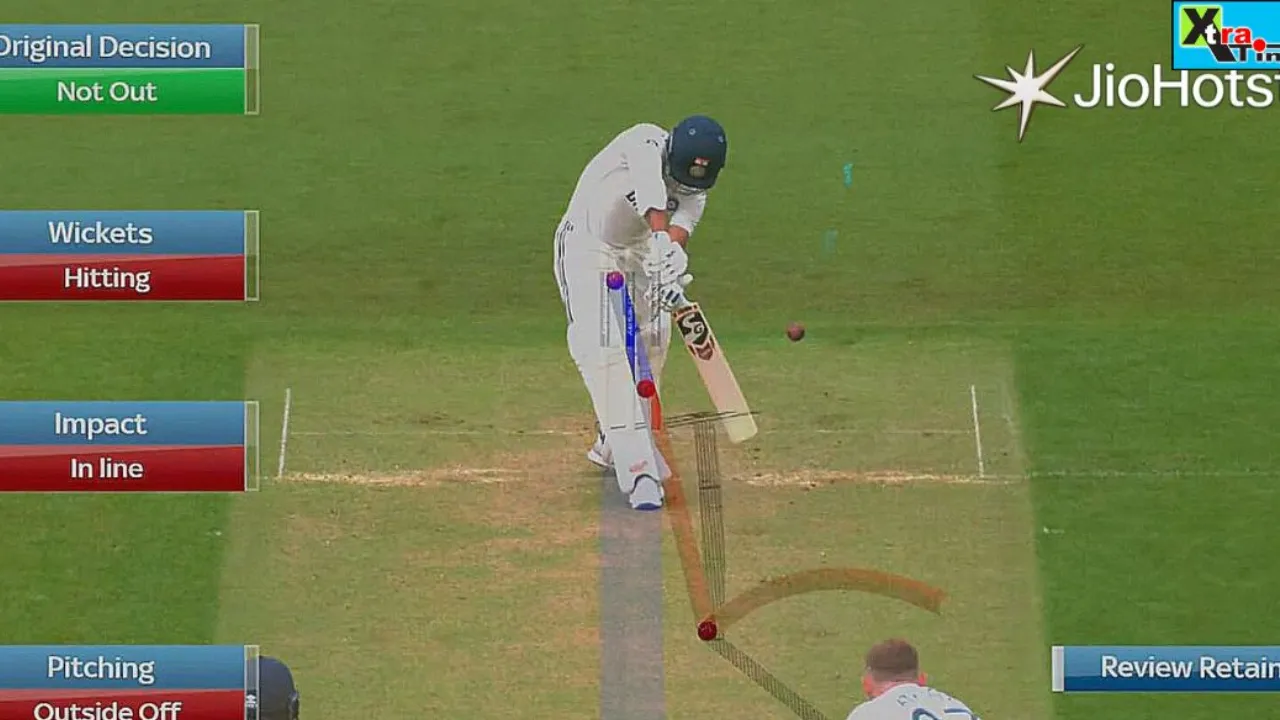 Yashasvi Jaiswal trapped LBW by Gus Atkinson