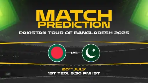 BAN vs PAK, 1st T20I, Match Prediction