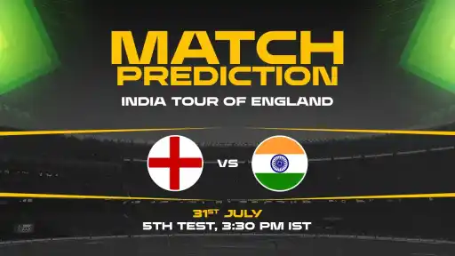 WTC 2027: ENG vs IND, 5th Test, Match Prediction– Who will win the Test Match?