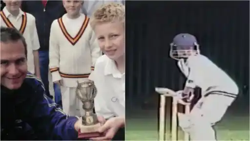 Joe Root from childhood days.