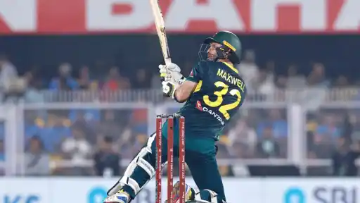Glenn Maxwell reveals Australia's batting line-up.