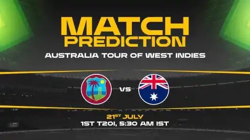 WI vs AUS, 1st T20I, Match Prediction– Who will win the Match?