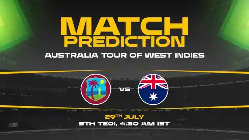 WI vs AUS, 5th T20I, Match Prediction– Who will win the Match?