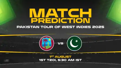 WI vs PAK, 1st T20I, Match Prediction– Who will win the Match?