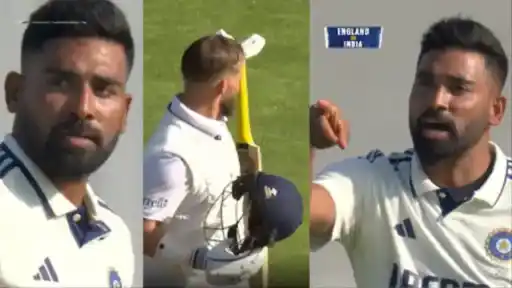 Mohammed Siraj involved in heated confrontation with Ben Duckett