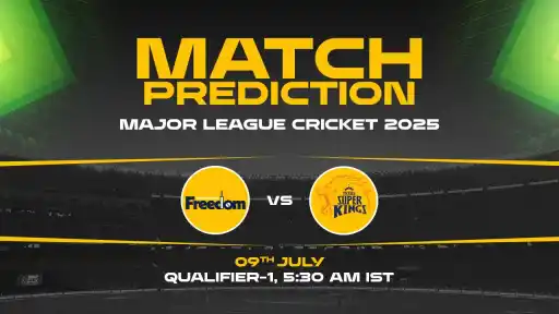 MLC 2025: WSF vs TSK Match Prediction– Qualifier 1, Who will win today?