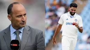 Nasser Hussain and Mohammed Siraj 