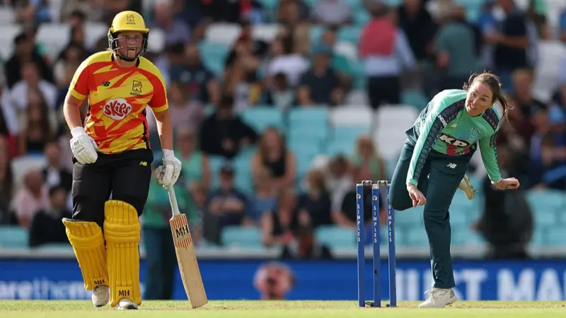 Oval Invincibles Women lost to Trent Rockets Women in the Hundred Women's 2025 match 23
